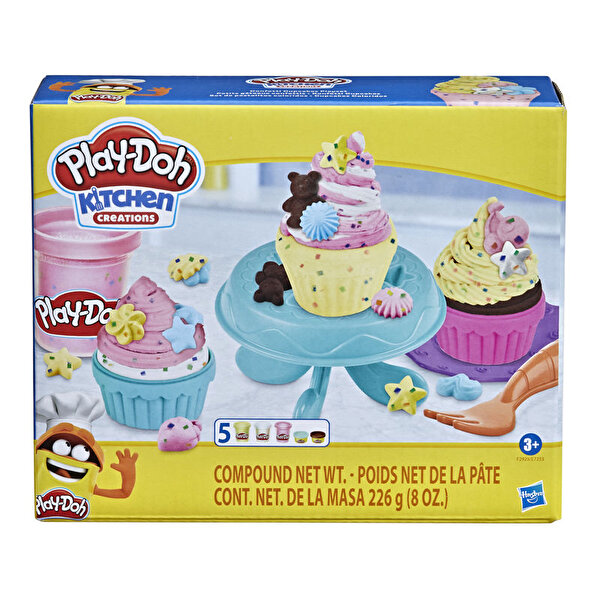 Play-Doh Eğlenceli Mutfağım Oyun Seti Confetti Cupcakes F2929