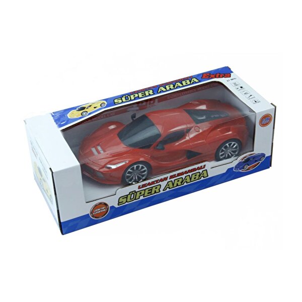 1:16 Şarjlı Işıklı Süper Kırmızı Spor Araba 217-A