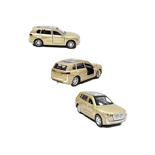 Sesli Işıklı Metal Çek Bırak Jeep Gold