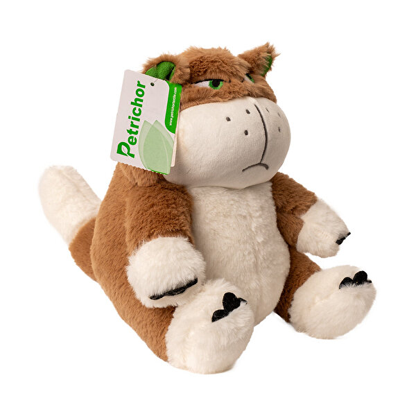 Asabi Kedi Peluş 25 Cm Kahverengi