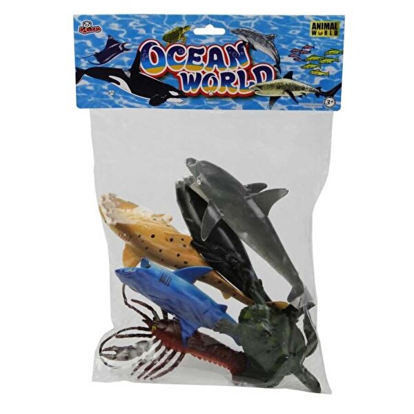 Deniz Hayvanları Seti 6 Parça 20 Cm