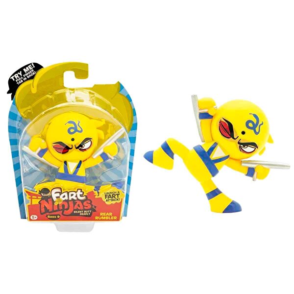 Fart Ninjas Gaz Çıkaran Sensörlü Figür Rear Rumbler