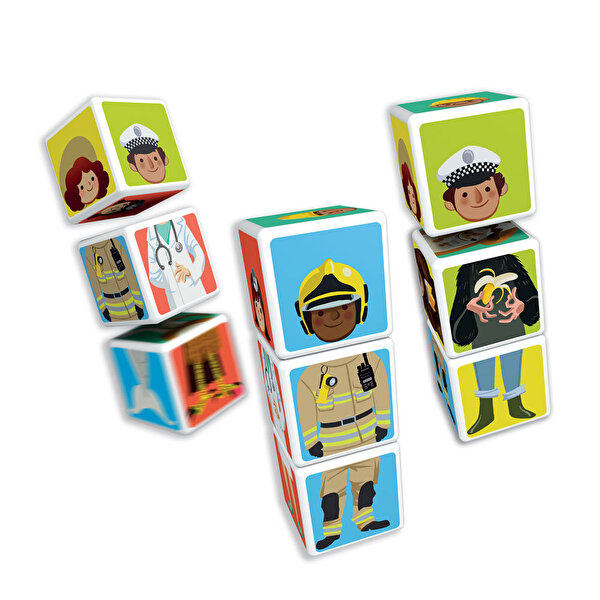 Geomag Magicube Mix Match Karakterler 6 parça 123