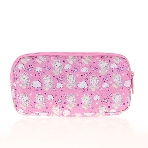 Kaukko Kids&Love 3 Bölmeli Kapi̇tone Unicorn Kalem Çantası