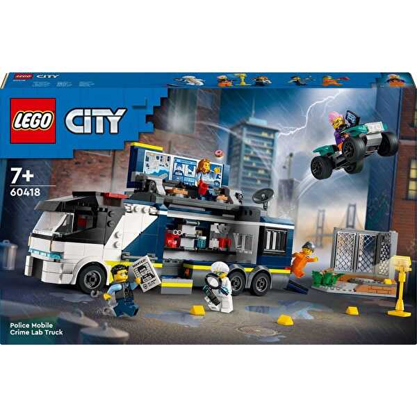 LEGO City Polis Mobil Suç Laboratuvarı Kamyonu 60418