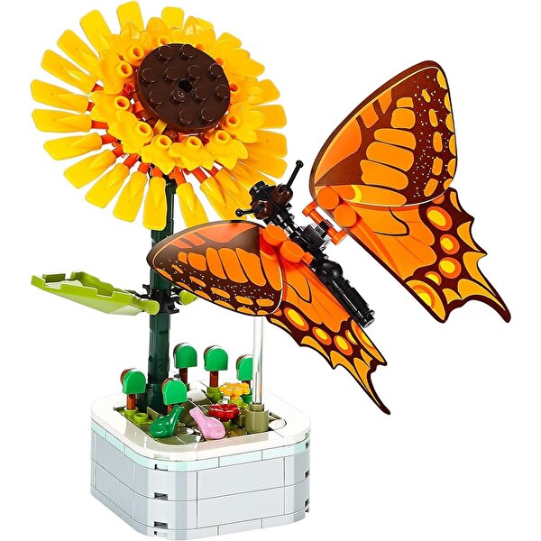 Mega Çi̇çekler ve Böcekler Yapı Blokları Kırlangıçkuyruk