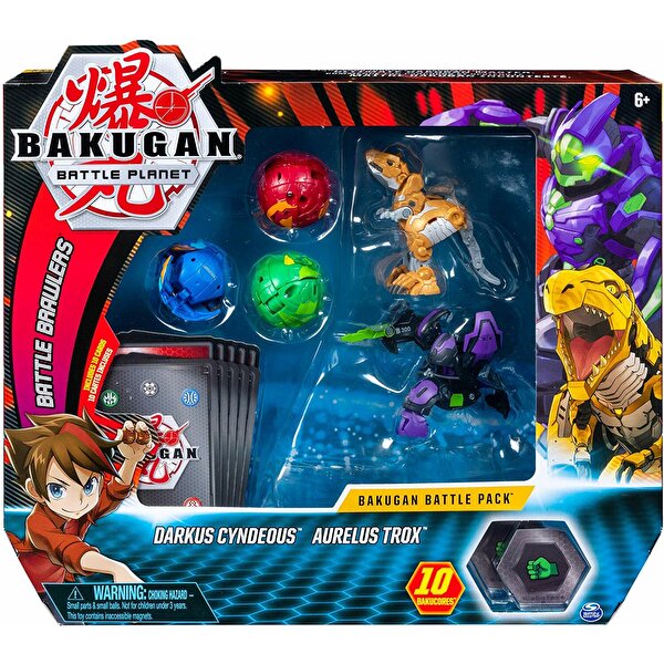 Bakugan Savaş Seti Darkus Cyndeous / Aurelus Trox