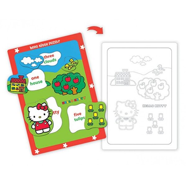 Hello Kitty İngilizce Öğreniyorum Yapboz Seti