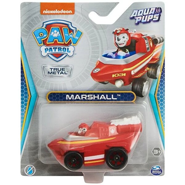 Paw Patrol Die cast Araçlar (Mighty Pups) Aqua Pups Marshall