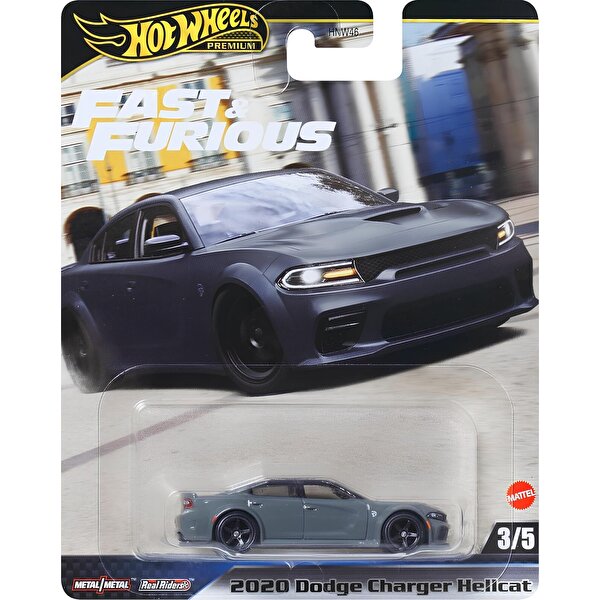 Hot Wheels Hızlı ve Öfkeli Premium Arabalar 2020 Dodge Charger Hellcat JBL96