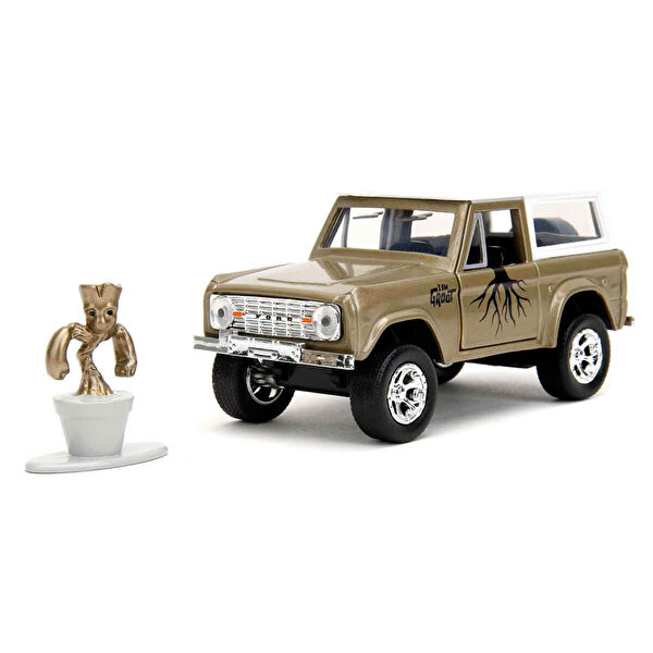 Jada 1:32 Ölçekli Marvel Groot 1973 Ford Bronco