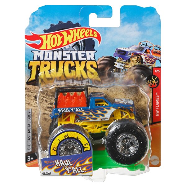 Hot Wheels Monster Trucks 1:64 Arabalar Haul Y'All GJD84