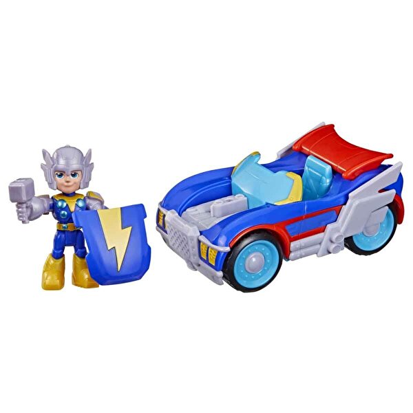 Marvel: Iron Man And His Awesome Friends Thor Thunder Roadracer Aracı G2692