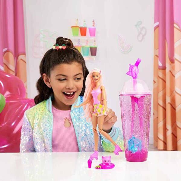 Barbie Pop Reveal Meyve Serisi Strawberry Lemonade HNW41