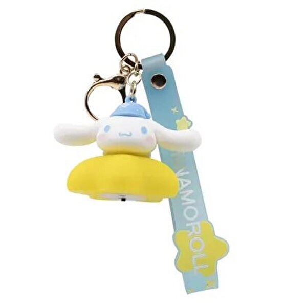 Hello Kitty ve Arkadaşları Işıklı Anahtarlık Cinnamoroll