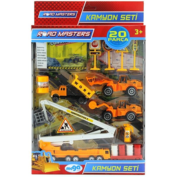 Road Masters Metal Kamyon Seti 20 Parça