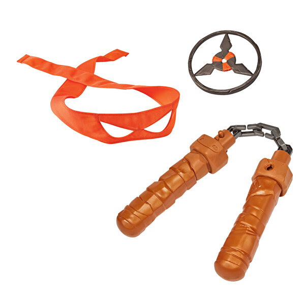 TMNT Maske ve Aksesuar Seti Nunchaku Di Michelangelo