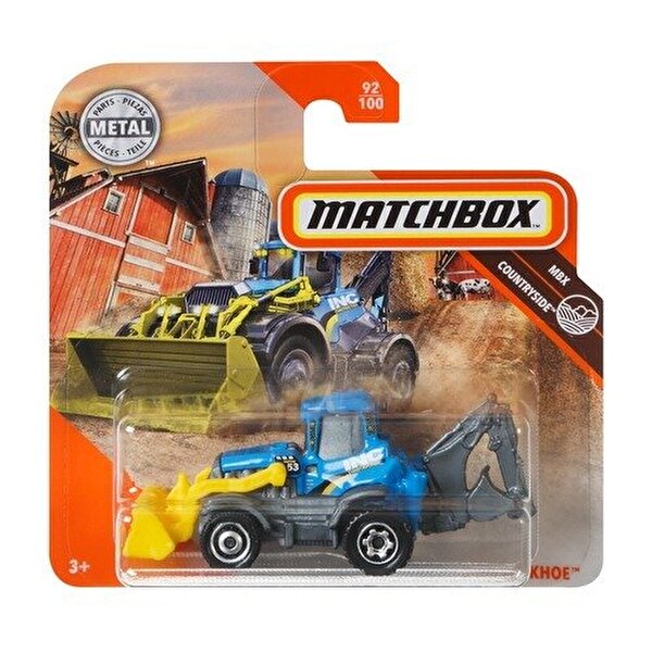 Matchbox Tekli Arabalar Backhoe GKL81