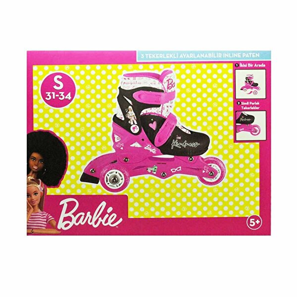 Barbie 3 Tekerlekli Ayarlanabilir Paten 31/34