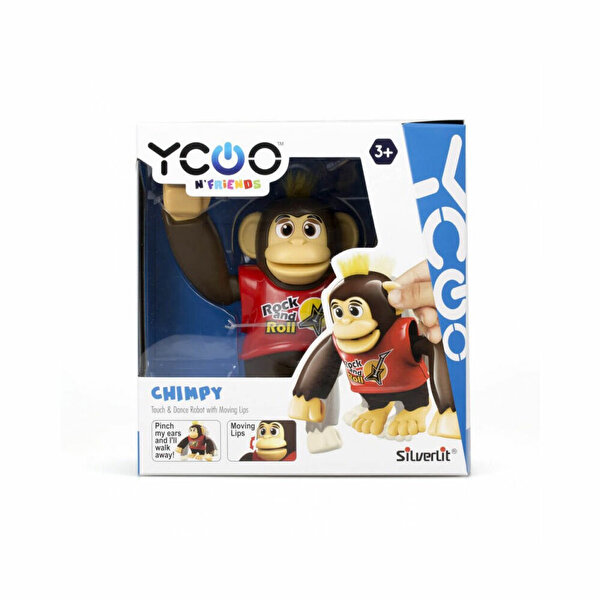 Chimpy Robot Kırmızı T-Shirtlü