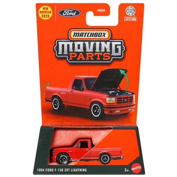 Matchbox 1:64 Arabalar 1994 Ford F-159 SVT Lightning JBW69
