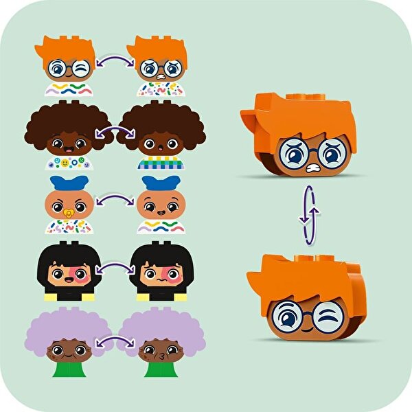 LEGO Duplo Kasabası İnşa Edilebilen Duygulu İnsanlar 10423