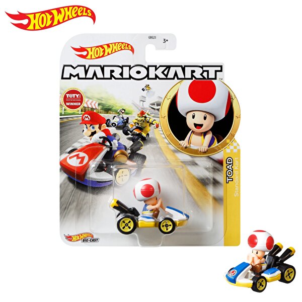 Hot Wheels Mario Kart Karakter Araçlar Toad GJH63