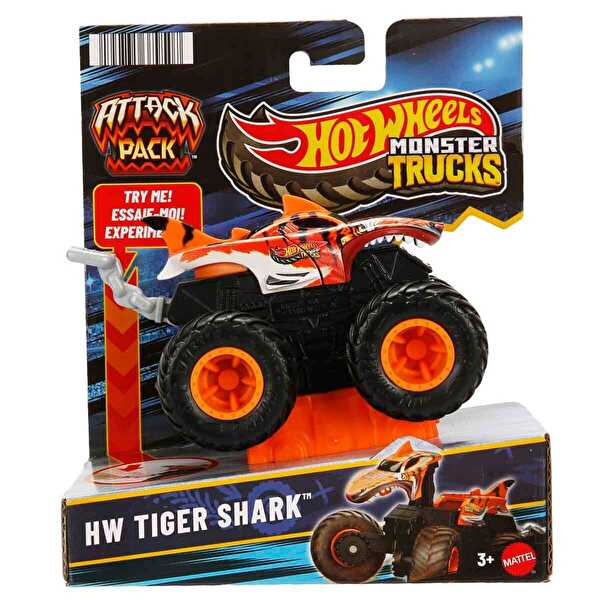 Hot Wheels Monster Trucks Atak Arabalar Hw Tiger Shark JMK96