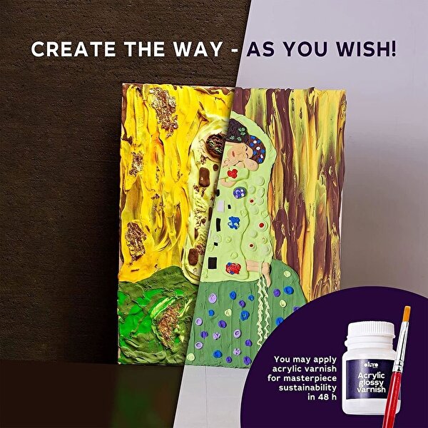 OKTO The Kiss 3D Duyusal Sanat Seti