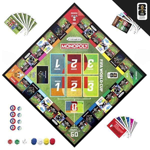Monopoly FIFA Panini Prizm World Cup 2026 Edisyonu