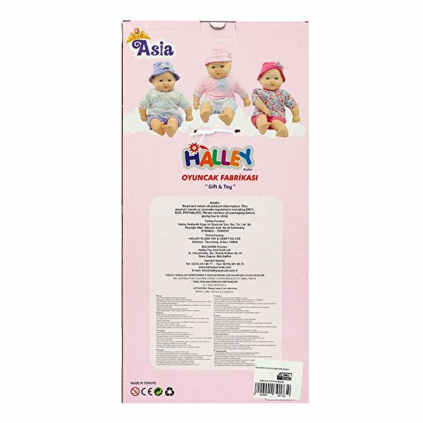 Asia Baby Pembe Bandanalı 40 Cm