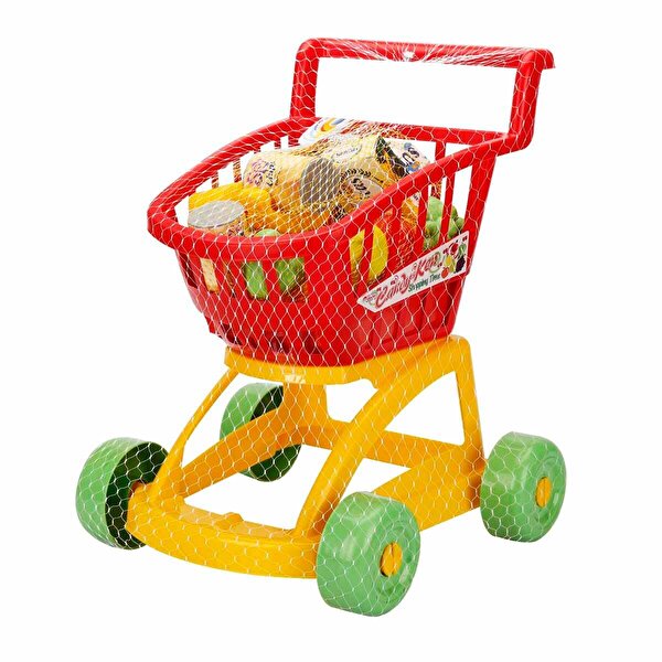 Market Alışveriş Arabası Kırmızı