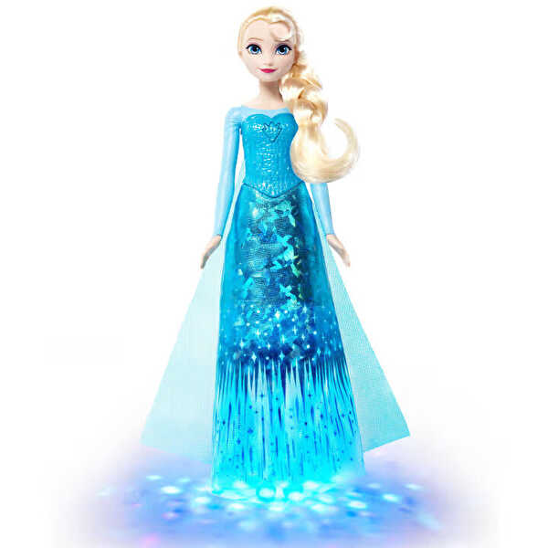 Disney Frozen Şarkı Söyleyen ve Işıklı Elsa Bebek JLJ07