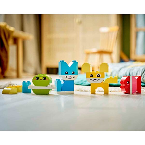 LEGO DUPLO İlk 3'ü 1 Arada Yaratıcı Sevimli Hayvanlar 10477