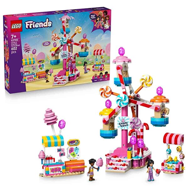 LEGO Friends Şeker ve Kapkek Dönme Dolabı Yapım Seti 42700