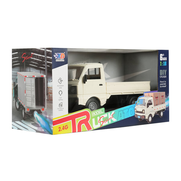 Şarjlı Kumandalı Duman Atan Kamyonet Beyaz