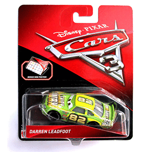 Cars 3 Tekli Karakter Araçlar Darren Leadfoot FGD58
