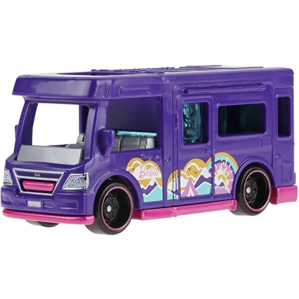 Hot Wheels Tekli Araba Barbie Dream Camper Purple JJK72