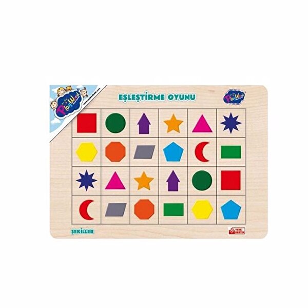 Ahşap Eğitici Eşleştirme Oyunu Karışık 2