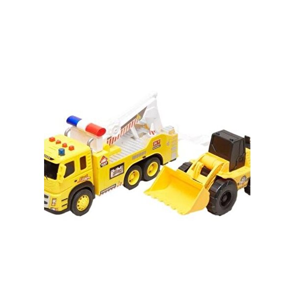 Kutuda Sesli Işıklı Çekici Kamyon İş Makinası