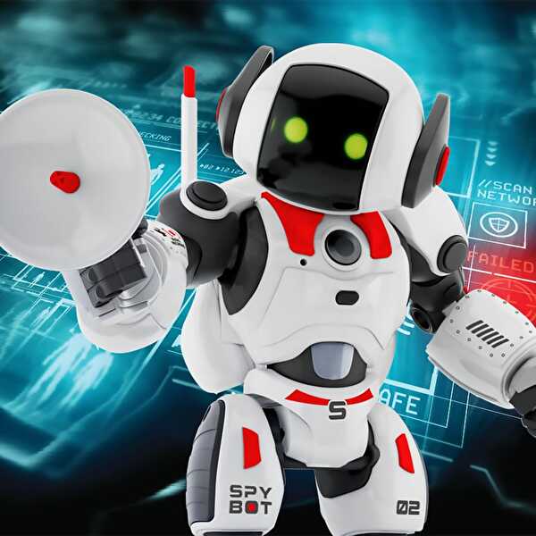 Xtrem Bots Yürüyebilen Kumandalı Sesli Robot James Spybot