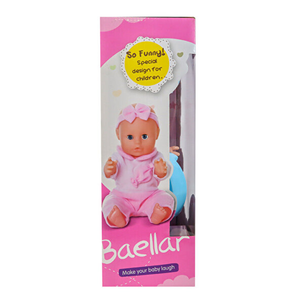 Biberonlu Bebeğim Pembe