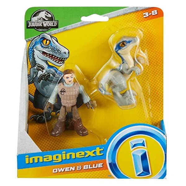 Imaginext Jurassic World Figürler Owen & Blue GBN18