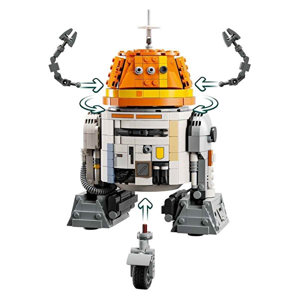 LEGO Star Wars: Ahsoka Chopper (C1-10P) Astromech Droidi 75416
