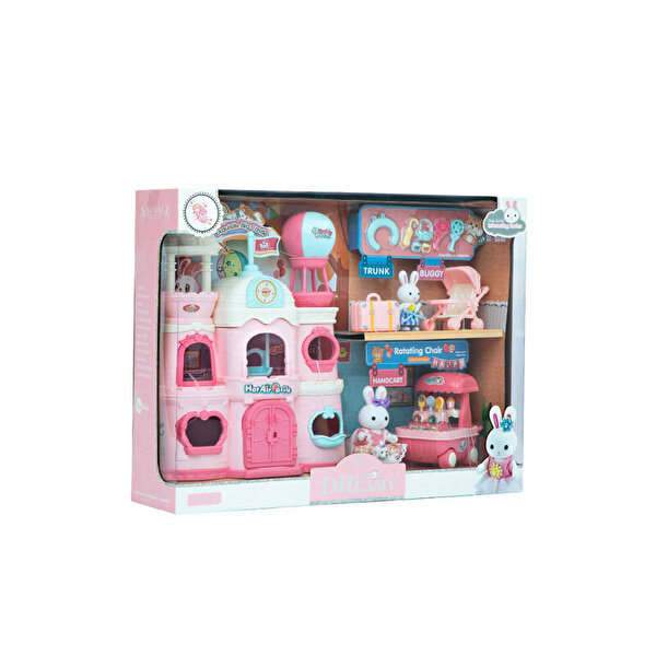 Bay Dreamy Mi̇ni̇ Tavşan Mi̇ni̇ Kale Oyun Seti̇