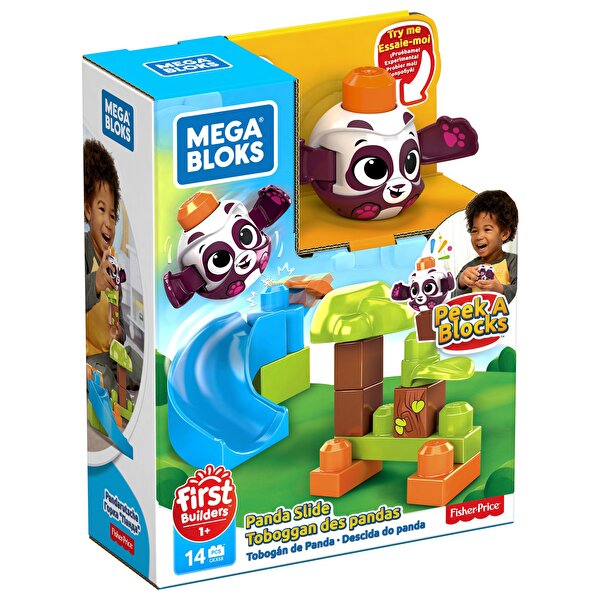 Mega Bloks Peek a Blocks Oyun Seti Panda Kaydırağı GKX68