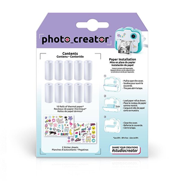 Photo Creator Anlık Fotoğraf Makinesi Yedek Paket