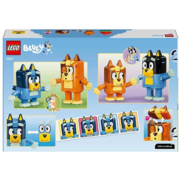 LEGO Bluey Parçalarla İnşa Edilen Bluey Ailesi 11217