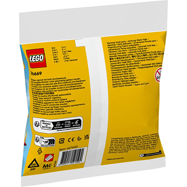 LEGO Creator 3 in 1 İkonik Kırmızı Uçak 30669