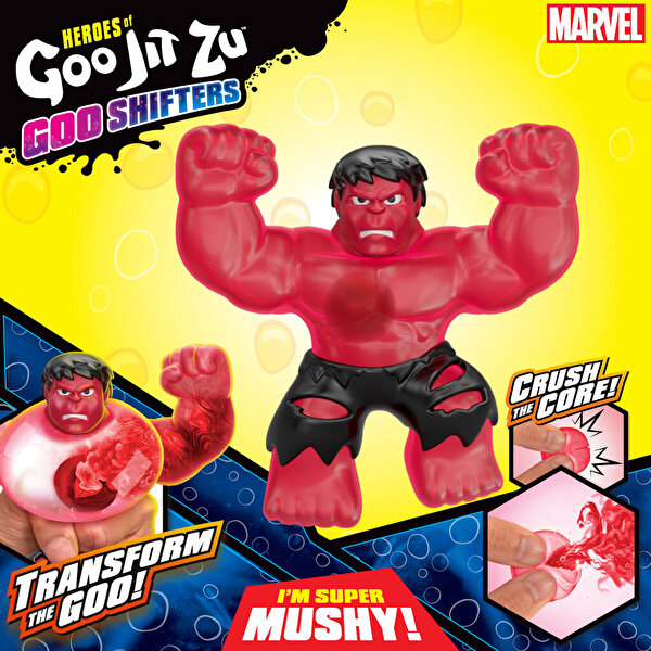 Goojitzu Marvel Gooshifters Superheroes Red Hulk